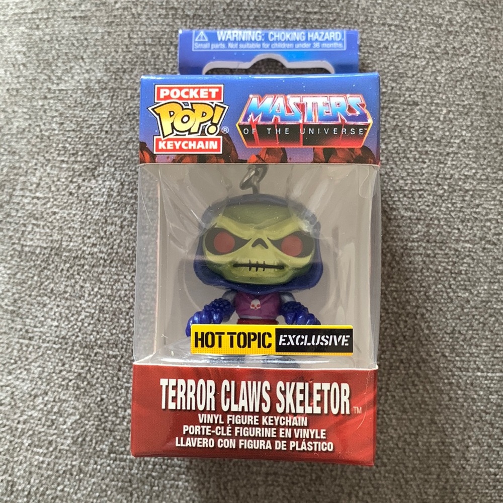 Hot Topic Exclusive - Terror Claws Skeletor Pocket Pop Keychain